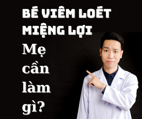 viêm loét miệng ở trẻ